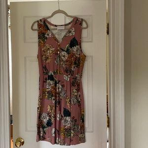 French Grey Troian Brushed Knit Dress